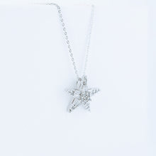 Load image into Gallery viewer, Silver Star Pendant Necklace, Silver Star Gift, Star Necklace, Star Charm Necklace, Star Gift, Star Jewellery, Celestial Gift, BYSDMJEWELS
