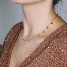 Load image into Gallery viewer, Dainty Star Necklace • Minimal Boho Beaded Necklace • Gold Layered Necklace for Women • BYSDMJEWELS
