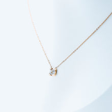 Load image into Gallery viewer, Dainty Diamond Necklace • Floating Diamond Solitaire Necklace • Minimalist Jewelry • Bridesmaid Necklace • Gift for Her • BYSDMJEWELS

