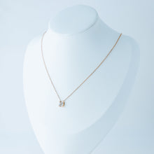 Load image into Gallery viewer, Dainty Diamond Necklace • Floating Diamond Solitaire Necklace • Minimalist Jewelry • Bridesmaid Necklace • Gift for Her • BYSDMJEWELS
