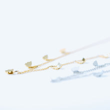 Load image into Gallery viewer, Dainty Butterflies Necklace • Minimal Boho Beaded Necklace • Gold Layered Necklace for Women • BYSDMJEWELS
