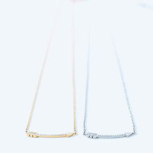 Load image into Gallery viewer, Tiny Arrow Necklace • Gold Necklace • Dainty Gold Necklace • Arrow Necklace • Simple Gold Necklace • Arrow Point Necklace • BYSDMJEWELS
