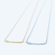 Load image into Gallery viewer, Tiny Arrow Necklace • Gold Necklace • Dainty Gold Necklace • Arrow Necklace • Simple Gold Necklace • Arrow Point Necklace • BYSDMJEWELS

