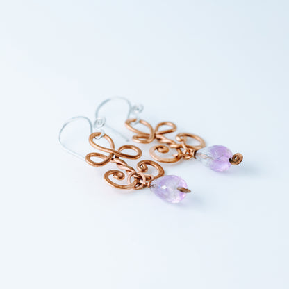  Gemstone Amethyst Earrings • Purple Birthstone Earrings • Statement Earrings • Amethyst Jewelry • Mother's Day Gift • BYSDMJEWELS