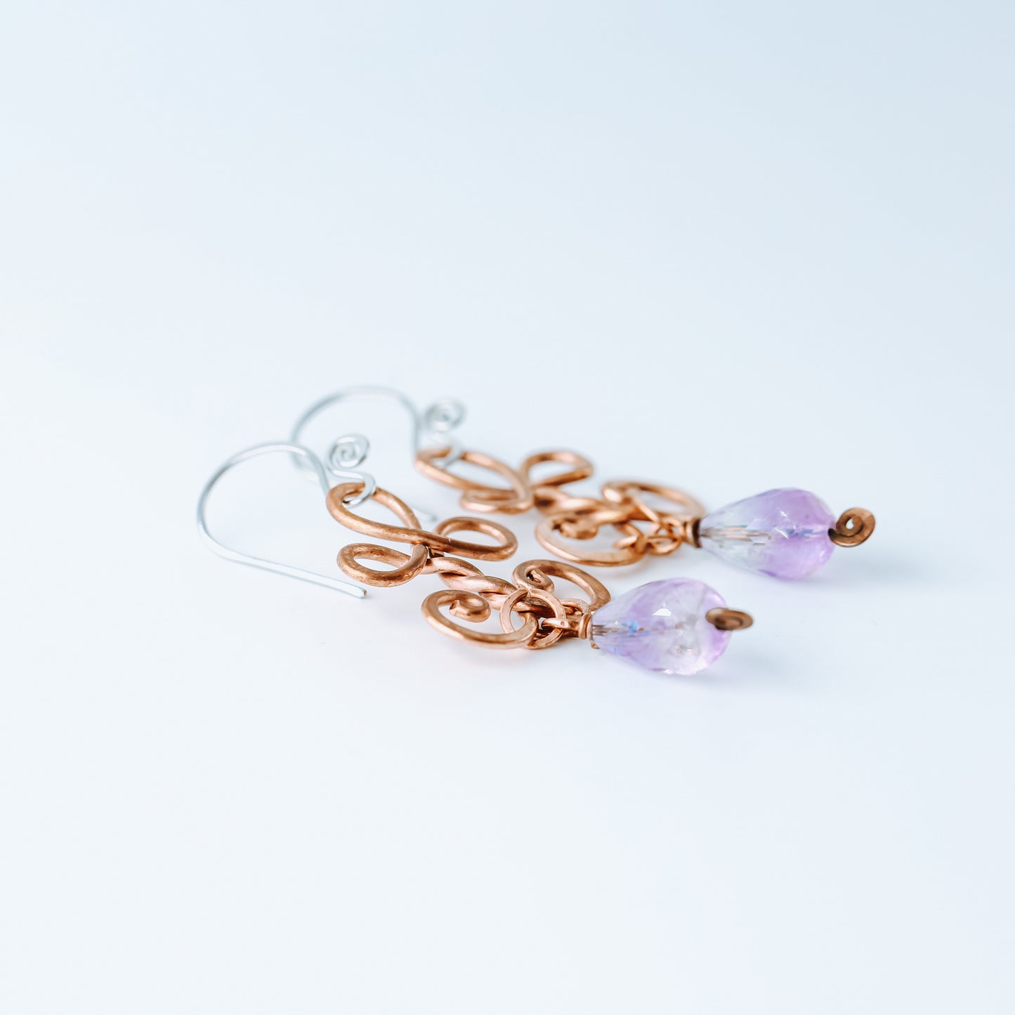  Gemstone Amethyst Earrings • Purple Birthstone Earrings • Statement Earrings • Amethyst Jewelry • Mother's Day Gift • BYSDMJEWELS