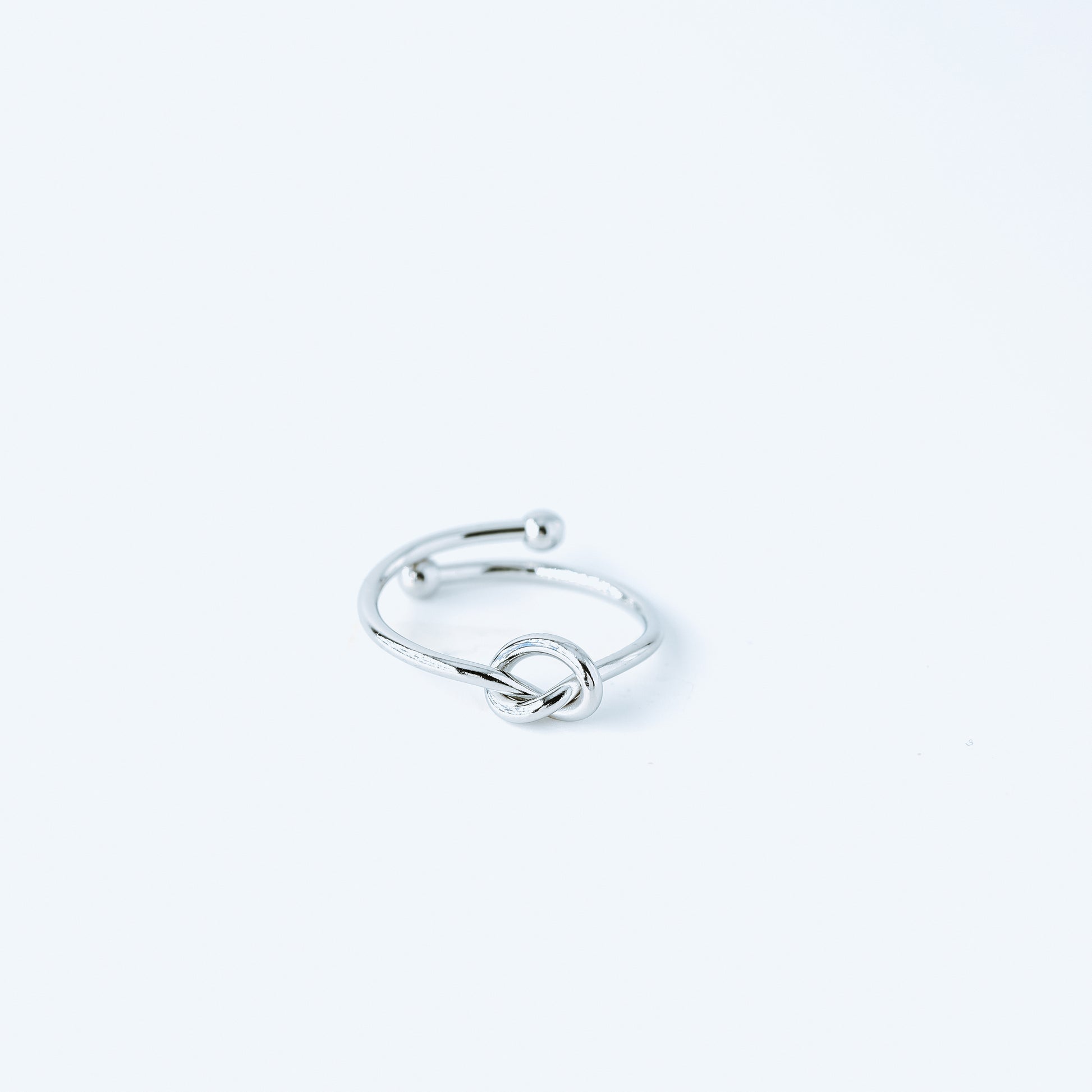 Love Knot Ring Stainless Steel • Dainty Stacking Ring Gold • Cute Friendship Handmade Ring • Tiny Tie the Knot Jewelry • BYSDMJEWELS