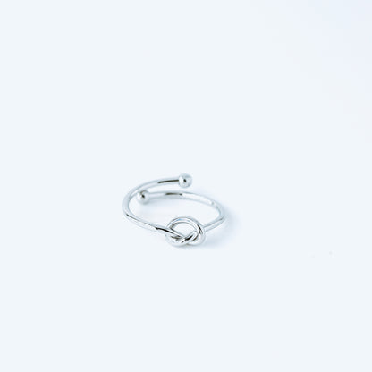 Love Knot Ring Stainless Steel • Dainty Stacking Ring Gold • Cute Friendship Handmade Ring • Tiny Tie the Knot Jewelry • BYSDMJEWELS