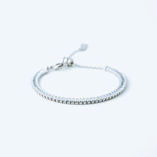 Load image into Gallery viewer, Baguette Tennis Bracelet • Gold Tennis Bracelet • Cubic Zirconia Tennis Bracelet • Dainty Bracelet • Diamond Bracelet • BYSDMJEWELS
