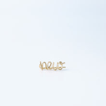 Load image into Gallery viewer, Name Ear Climbers • Personalized Earrings • Personalized Jewelry • Stud Earring • Gift for Her • BridesMaid Gift • BYSDMJEWELS
