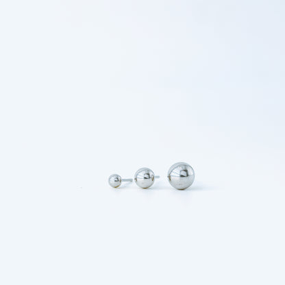 Ball Stud Earrings • Tiny Gold Studs • 4mm 6mm 8mm Gold Ball Studs • Small Stud Earrings • Round Stud Daily wear Studs • BYSDMJEWELS