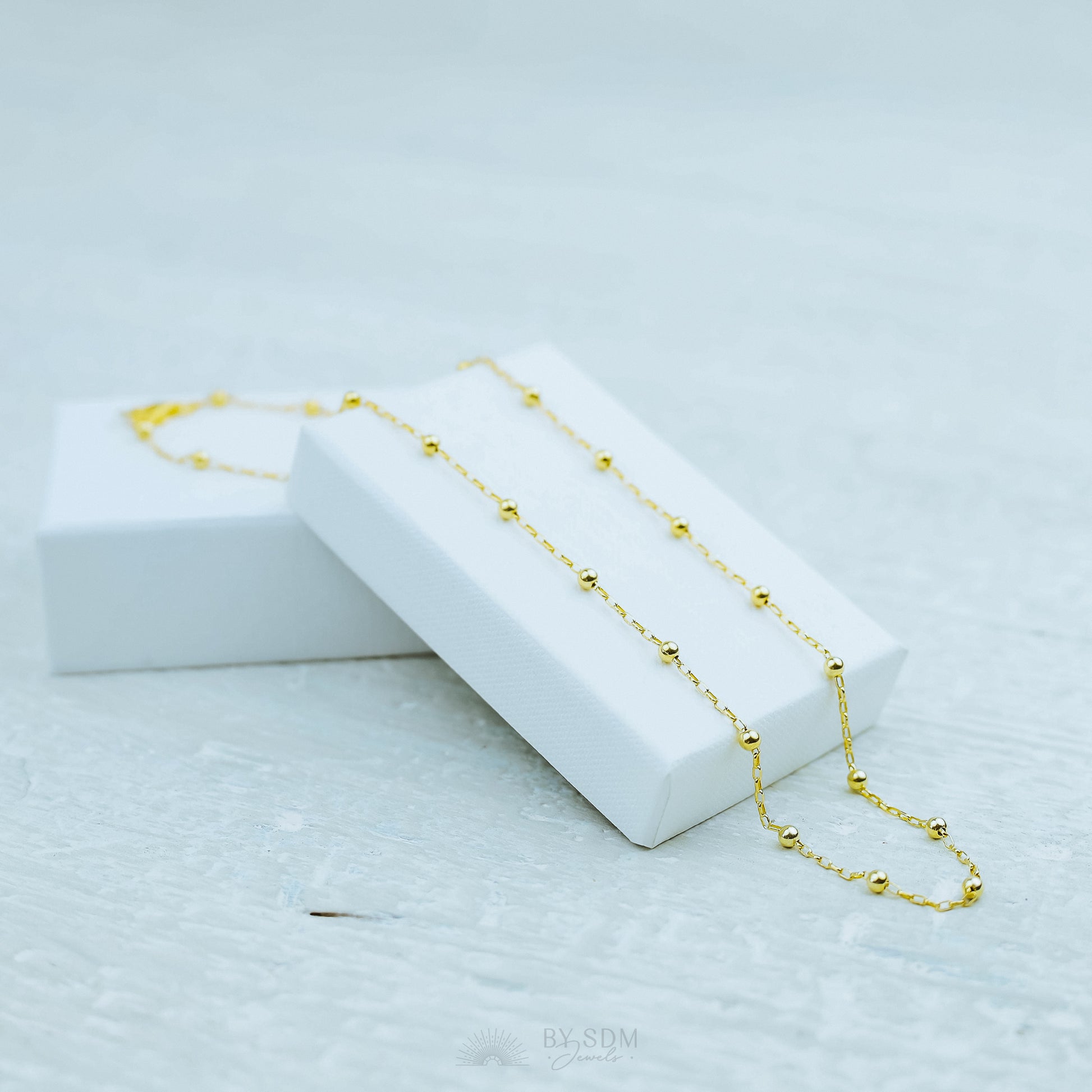 Sterling Choker Necklace • Dainty Satellite Necklace Chain • Silver Choker • Layering Necklace • Gift for Her • Tiny Satellite Chain