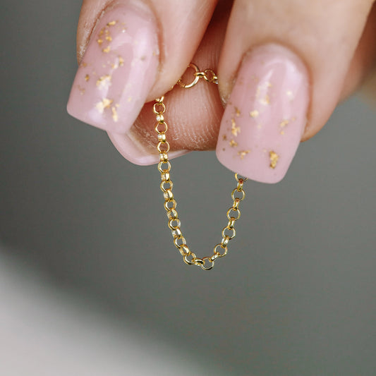 Gold Chain Ring, Simple Delicate Tiny Ring, Gold Stacking Ring, Dainty Chain Ring, Diamond Cut Chain Ring, Minimalist Ring, Thin Stack Ring