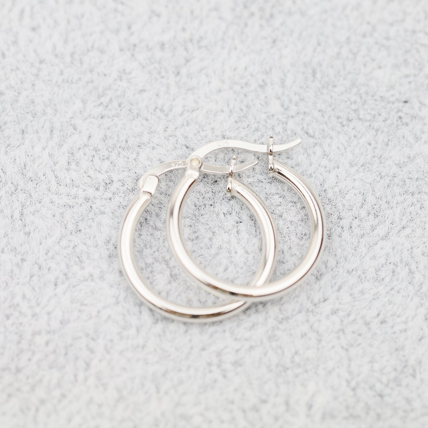 Simple Round Hoop Earrings, Huggies, Gold, Silver BYSDMJEWELS